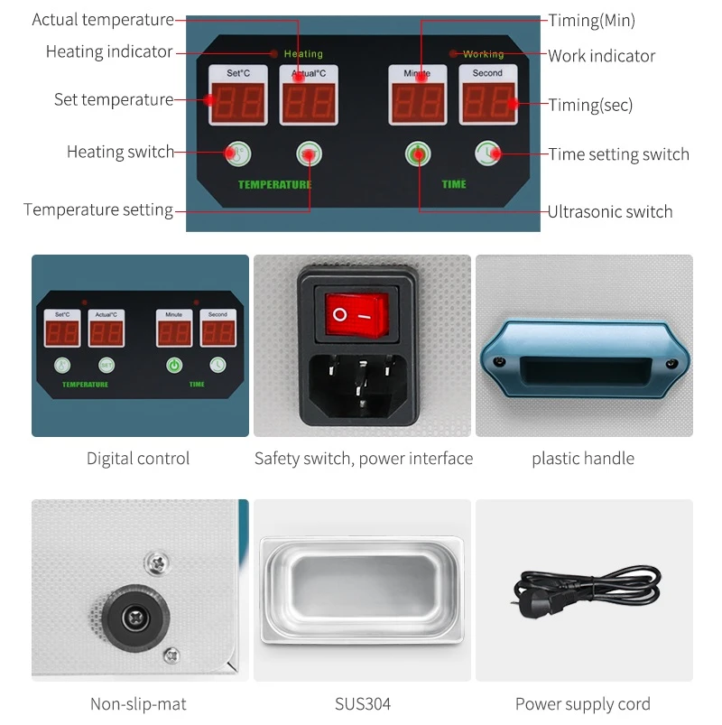 product-800-803 Stainless Steel Ultrasonic Bath for String